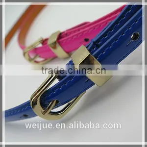 Lady's Fashion Skinny Pearlite Layer Belt thumbnail-1
