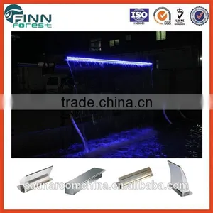 Garden Pool Water Curtain Ornaments, Decorative Indoor Wall Waterfall Fountains Quality Choice thumbnail-1