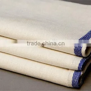 Herringbone Dish Towels Tea Towels With Blue Stripes thumbnail-2