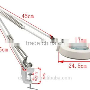 Vertical FT-86A LED Light Desktop 5X Magnifying Lamp Magnifier Workbench Lamps 20X thumbnail-2