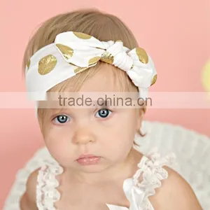 Baby Girl Toddler Sequined Bow Head Wrap Hair Band Striped Turban Headband thumbnail-5