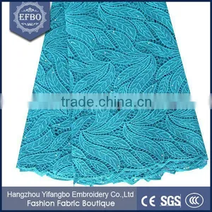 Express Common Nigerian Cord Stones Lace Fabric For Wholesale thumbnail-1