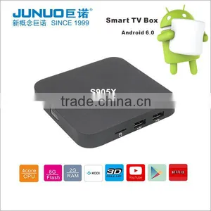 2016 Newest Amlogic S905X Android TV BOX With Android 6.0 Marshmallow Ott tv Box thumbnail-2