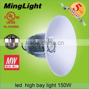 Meanwell IP65 Waterproof Led High Bay150w With DLC UL CUL FCC Certificate thumbnail-1