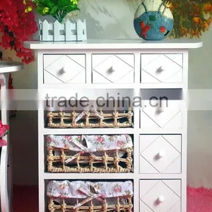 Modular Kitchen Wooden Cabinet With Basket Drawer thumbnail-1