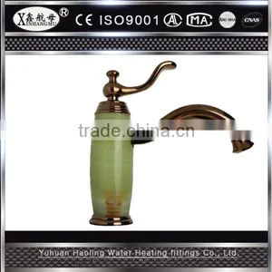 Hot Sale Kitchen Faucet Antique Brass Swivel Bathroom Basin Sink Mixer Tap Double Handle thumbnail-1