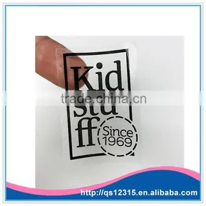 Printed Logo Clear Plastic Labels Stickers for Printing thumbnail-1