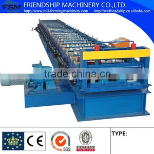 35mm Height GI Steel Floor Deck Panel Cold Roll Forming Machine YX75*344-688 thumbnail-1