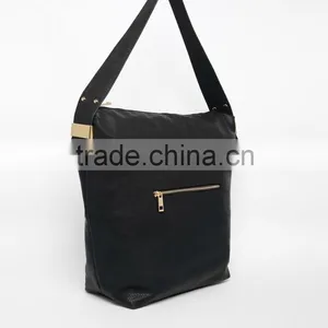 Lady Fashion Handbag Zip Front Slouch Shoulder Bag thumbnail-1