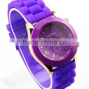 2014 Popular Silicone Band Plastic Case Automatic Watches thumbnail-1