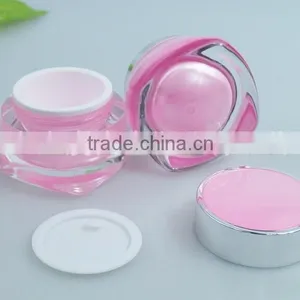 Hot Skin Care Luxury Empty Acrylic Cosmetic Container With Colorful Cap thumbnail-6