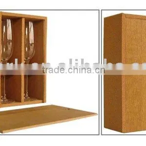 Wine Case Made of Wood & Cork thumbnail-1