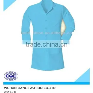 Hot Sales TC Twill Hospital Uniform Lab Coat Work Wear Coverall in Apparel thumbnail-1