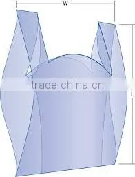 Printed T-shirt Plastic Bags LDPE HDPE thumbnail-1
