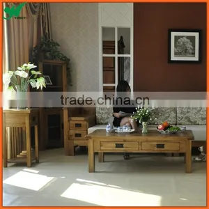 2016 Living Room New Design Classical Solid Wood Sectional Sofa thumbnail-2