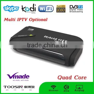 Android Quad Core Amlogic S805 Android 4.4 Hybrid tv Box Dvb-t2 Decoder thumbnail-5