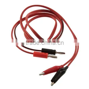 Digital Multimeter Alligator Crocdile Test Jump Lead Clip To Banana Plug Test Lead thumbnail-3