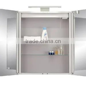 High Quality Aluminum Cabinet With Led Mirror and Shaver Socket ,Led thumbnail-2