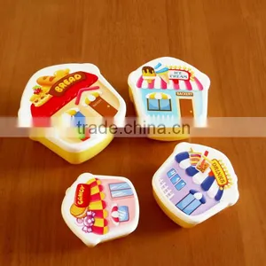 Gift Idea Cute Cartoon Kids Food Storage Container Set, Set of 4 thumbnail-1