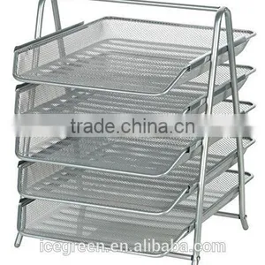 Steel Mesh 5-Tier Desk File Tray thumbnail-1