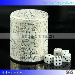 Factory Direct Custom Genuine Leather Dice Cup for Promotion Gift thumbnail-3