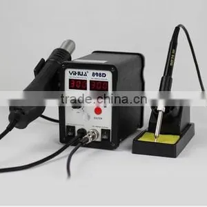 Aoyue 888A 2-in-1 Digital Hot Air Rework & Soldering Station – 60W Iron, 10 Tips, 3 Nozzles
