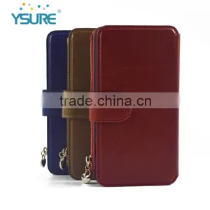 2016 New Style Hot Sales PU Leather Wallet Cases for Iphone6/6s With Many Card Slot and Separable thumbnail-1