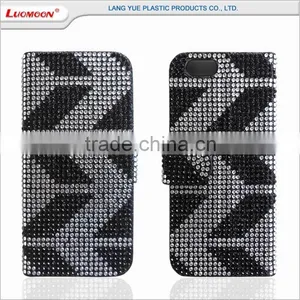 Beauty Diamond Studded Cell Phone Flip Bling Case for Xiaomi Mi5 Case 1 2 3 4 5 6 thumbnail-3