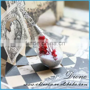 New Wholesale Rectangle Glass Cabochon Jewelry Necklace Pendant thumbnail-1
