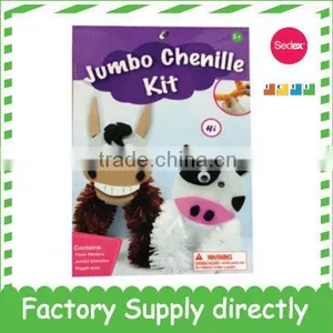 Jumbo Chenille Kit-Cow and Donkey, DIY Animal Products thumbnail-1