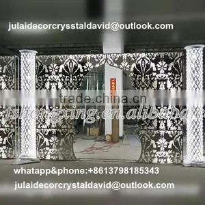 Arabia Amorous Feelings New Wedding Stage Decoration Backdrop Design Sample Backdrop for Wedding Wedding Mandap Design thumbnail-1