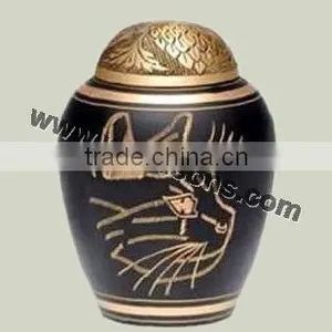 Round Urns, Small Brass Urns thumbnail-1