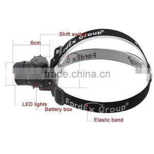Fordex Group 7 LED Headlamp Headlight, Water Resistant , Head Safety Lamp, Flash Light For Cycling, Climbing, Mountain Biking thumbnail-3