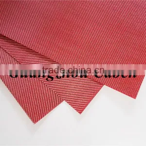 Excellent High Grade Beautiful 3k Red Glossy Twill Clear Epoxy Fiberglass Sheets Price for Decoretion thumbnail-5