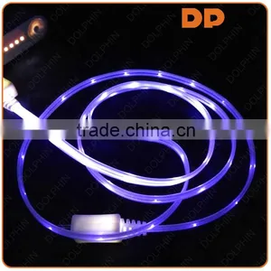 New Products Visible Led Light Usb Charging Sync Cable 5 Pin Micro USB Cable for Android Mobile Phone thumbnail-5