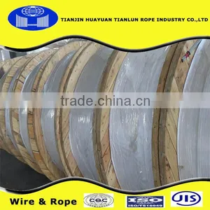 EXW!10mm 34*7+FC /36*7+FC Hot Dipped Galvanized Steel Wire Rope From Tianjin Huayuan thumbnail-1