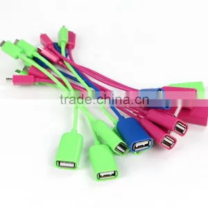 USB2.0 Otg Micro Usb Cable for Mobile Phone thumbnail-1