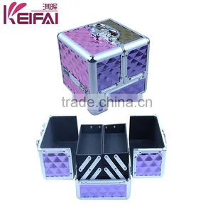 Women Fashion Portable Wholesale Professional ABS Empty Makeup Case With Drawers thumbnail-1
