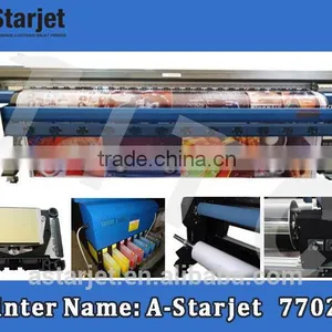 3.2m DX7 Head AStarjet Large Format Printer For Light Box and Strech Ceiling Film thumbnail-1