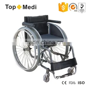 Safty High Quality Leisure and Sports Wheelchair With Quick Release Wheels thumbnail-1