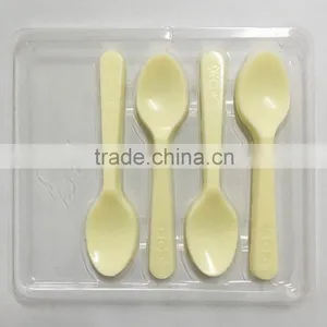 Fancy Spoon Shaped Chocolate , Dark / Milk Chocolate Candy thumbnail-5