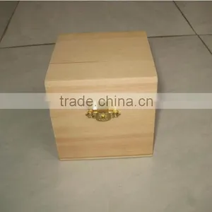 Chinese Factories Wholesale Custom High-grade Wooden Gift Boxes, Light Coffee Color Jewelry Box thumbnail-2
