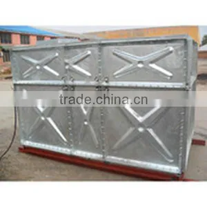 Hot Dipped Galvanized Steel Water Tank / HDG Water Storage Tank thumbnail-4