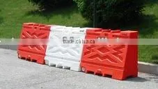 Supply Rotational Moulded Plastic Traffic Barrier , OEM Rotomoulding Barrier , PE Material Barrier thumbnail-1