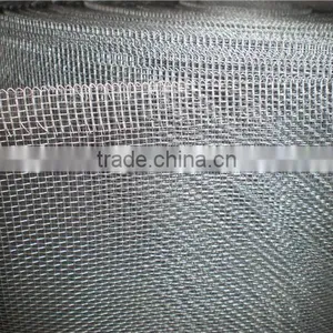 SS Finish/ Black Finished Aluminum Square Wire Mesh Woven Mosquito Net thumbnail-1