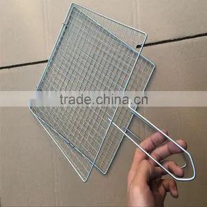 Portable Take Away Stainless Steel Outdoor Camping Folding Bbq Grill / Travel Barbecue thumbnail-5