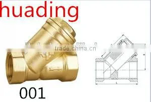 Y Type Brass/Copper Threade Strainer Filter for Plumbing Materials thumbnail-1