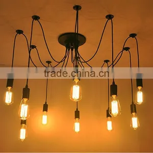 2016 New Modern Bell Glass Pendant Lights Industrial Style Pendant Lamp Edison Bulbs Lighting Hanging Dining Room Lamps thumbnail-1