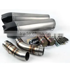 For DUCATI 1098 (S) 2007 Motorcycle Exhaust Pipe LASER Delta Slip-on Mufflerset thumbnail-1