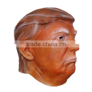 2017 New Realistic Party Donald Trump Halloween Latex Face Mask thumbnail-4